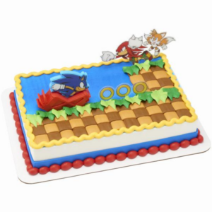 SONIC THEMED CAKE – FULL SHEET