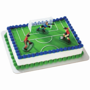 SOCCER THEMED CAKE – FULL SHEET
