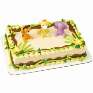 JUNGLE ANIMALS THEMED CAKE – FULL SHEET